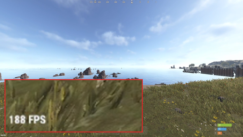 After optimization — 188 FPS